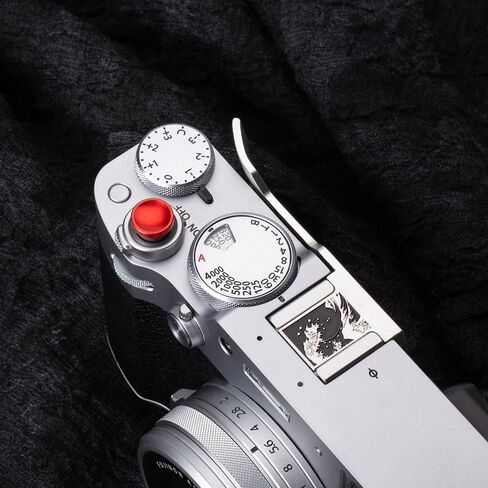 Metal Thumb Grip with Hot Shoe Cover Ocean Waves for Fujifilm X100V/X100VI Camera Hot Shoe Thumb Hand Grip (Kanagawa Ocean Waves) in Saudi Arabia