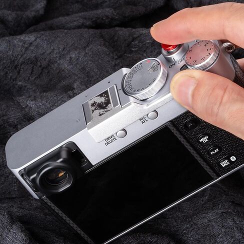 Metal Thumb Grip with Hot Shoe Cover Ocean Waves for Fujifilm X100V/X100VI Camera Hot Shoe Thumb Hand Grip (Kanagawa Ocean Waves) in Saudi Arabia