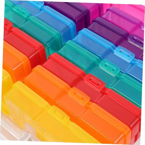 Compartment Photo Organizer Box with Durable Plastic Portable Multi Use Storage Container for Household Pictures Crafts and Gift Giving in Saudi Arabia