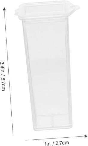 Uonlytech 10 Pcs Slide Boxes for Pathological Slide Storage Abs Material with Slotted Channels Easy to Clean Snaps for Lab and Research Supplies in Saudi Arabia
