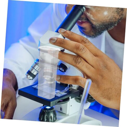 Uonlytech 10 Pcs Slide Boxes for Pathological Slide Storage Abs Material with Slotted Channels Easy to Clean Snaps for Lab and Research Supplies in Saudi Arabia