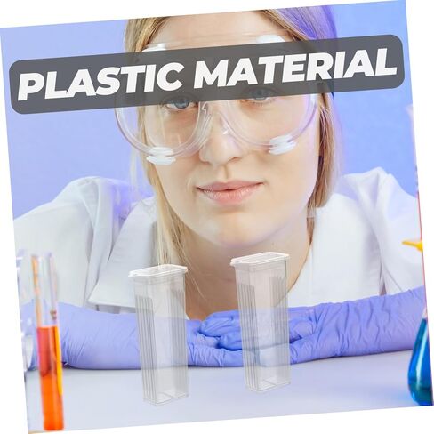 Uonlytech 10 Pcs Slide Boxes for Pathological Slide Storage Abs Material with Slotted Channels Easy to Clean Snaps for Lab and Research Supplies in Saudi Arabia