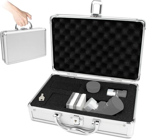 Alstar Telescope Eyepiece Case Fits 1.25 Inch Telescope Eyepiece Kit, Barlow Lens, Diagonal Mirror, Filters and Telescope Adapters, Aluminium Storage Carrying Case Secure Accessories Safely in Saudi Arabia