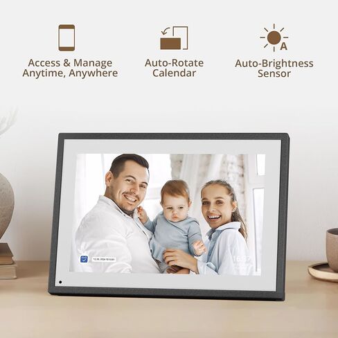 Dragon Touch 10.1 inch Digital Calendar Chore Chart – Interactive Touchscreen,Digital Picture Frame Smart Family Planner, Hearth Display Desk Digital Calendar Seamless Scheduling Black in Saudi Arabia