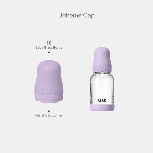 BIBS Boheme Bottle Kit - Part of Set. Mix and Match with BIBS Glass Bottles in Different Sizes - Ivory in Saudi Arabia