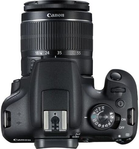 كاميرا Canon EOS 2000D DSLR مع عدسة II مقاس 18-55 مم وحزمة البداية: بطاقة ذاكرة SD Ultra سعة 32 جيجابايت SDHC + حقيبة حمل الكاميرا + مرشح الأشعة فوق البنفسجية + حافظة غطاء العدسة + المزيد (متجدد) in Kuwait