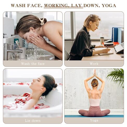 8 قطع مشابك شعر مسطحة للنساء، مشابك شعر مسطحة على شكل زهرة، نمطين من إكسسوارات الشعر غير اللامعة، مشابك شعر غير قابلة للانزلاق للشعر الرقيق والسميك (بني) in Kuwait