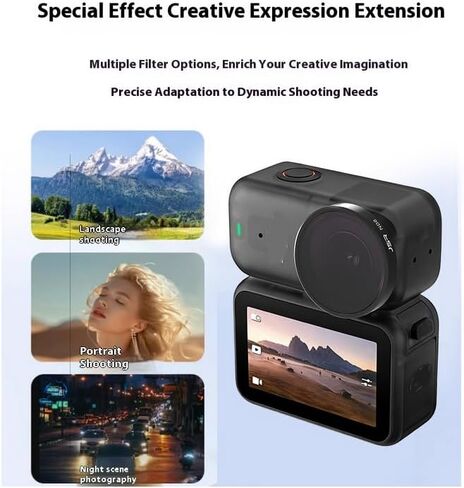 Filter Lens Protection Filter Set for DJI Osmo Nano,High Transmittance Water-Repellent Anti-Smudge Scratch-Resistant Photography Use (Black Mist 1/4) in Saudi Arabia