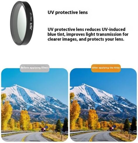 Filter Lens Protection Filter Set for DJI Osmo Nano,High Transmittance Water-Repellent Anti-Smudge Scratch-Resistant Photography Use (Black Mist 1/4) in Saudi Arabia