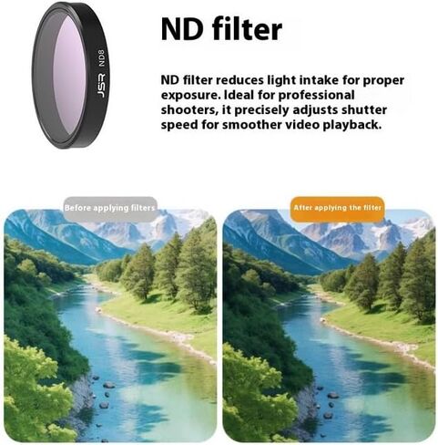 Filter Lens Protection Filter Set for DJI Osmo Nano,High Transmittance Water-Repellent Anti-Smudge Scratch-Resistant Photography Use (Black Mist 1/4) in Saudi Arabia