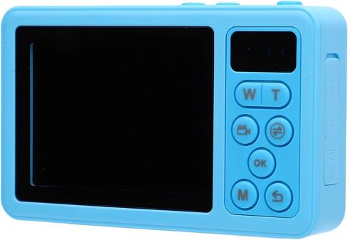 PUSOKEI 4K Digital Camera 48MP, 3 Miles Underwater IP68 Dual Screen Vlogging Camera for Teens Beginners, 18x Optical Zoom, 1200mAh Rechargeable (Blue) in Saudi Arabia
