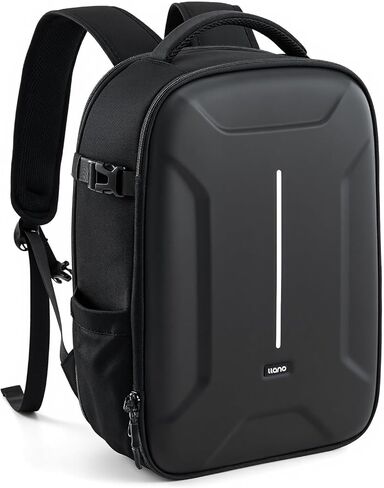 llano 22L Large Hardshell Camera Backpack Case, Camera Bags for Photographers Compatible with DSLR and Mirrorless Cameras,for Sony Canon Nikon Fujifilm with Laptop Compartment,Travel and Outdoor in Saudi Arabia