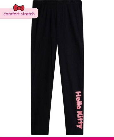 Hello Kitty Girls' Pants Set - 3 Piece Zip Up Vest, Long Sleeve Graphic Shirt, Fleece Pants - Matching Set for Girls (2T-12) in Kuwait