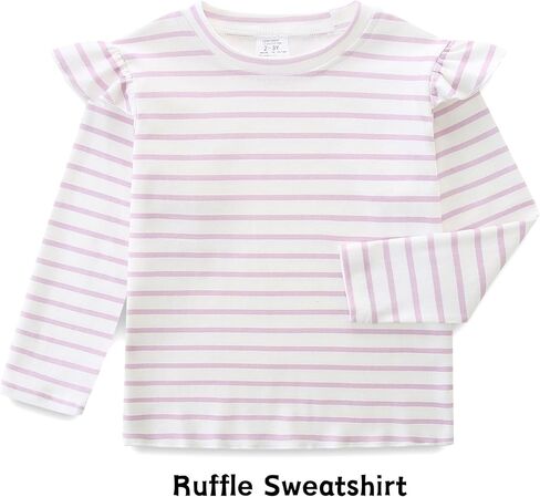 Toddler Girl Fall Winter Outfits Ruffle Sweatshirt and Flare Pants Clothes Set Baby Girls Long Sleeve Sweatsuits in Saudi Arabia