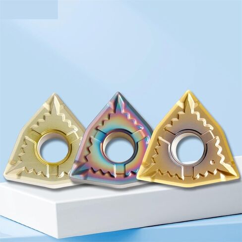 10 قطعة TNMG160404 CNMG120404 WNMG080404/408 EA سبائك التيتانيوم CNC مخرطة القاطع أدوات تحول خارجية سبائك الصلب كربيد (WNMG080404-EA GP50TN) in Kuwait