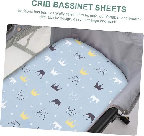 وسادة مرتبة VANZACK Bassinet، ملاءات قابلة للتنفس ومجهزة بشكل آمن لأسرة الأطفال والأسرّة للمراتب القياسية والساعة الرملية، صيف دافئ in Saudi Arabia
