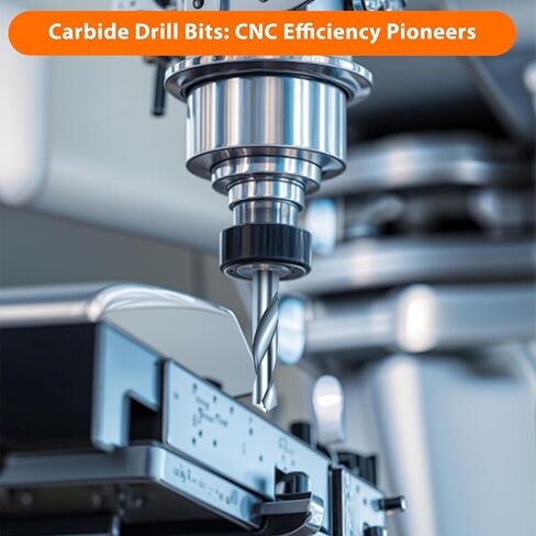 1/4 Carbide Drill Bits, Solid Carbide for Hardened Steel, Tungsten Carbide Drill Bit Set for CNC Machines Ideal for Metal Copper Alloy Cast Iron Stainless(2, 1/4 in) in Saudi Arabia