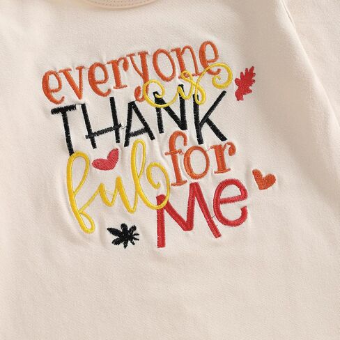 My First Thanksgiving Baby Girl Outfit Little Turkey Onesie Thanksgiving Romper Jumpsuit Infant Newborn Clothes in Kuwait