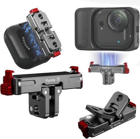 Magnetic Quick Release Mount for Insta360 GO Ultra, Aluminum Alloy Expansion Mount Adapter Holder in Saudi Arabia