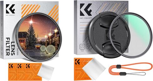 77mm Black Diffusion 1/4 Effect & 4-8 Points Variable Star Filter Cross Screen Starburst Filter in Saudi Arabia
