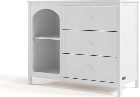Graco Olivia 6 Drawer Double Dresser (Hazelnut) – GREENGUARD Gold Certified Storage for Baby and Kids Bedroom, Interlocking Drawer System, Anti-Tip Kit Included in Saudi Arabia