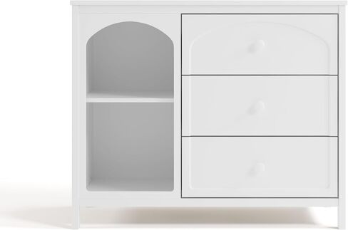 Graco Olivia 6 Drawer Double Dresser (Hazelnut) – GREENGUARD Gold Certified Storage for Baby and Kids Bedroom, Interlocking Drawer System, Anti-Tip Kit Included in Saudi Arabia