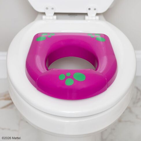 Barney Potty Trainer, Floor Potty Chair with Sounds, Removable Toilet Topper, Tracking Chart & Storage for Toddler Potty Training in Saudi Arabia