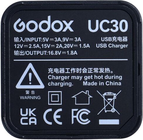 Godox UC30 USB Charger for Godox AD200Pro II AD200Pro for WB29 WB29A WB29B Battery Pack in Saudi Arabia