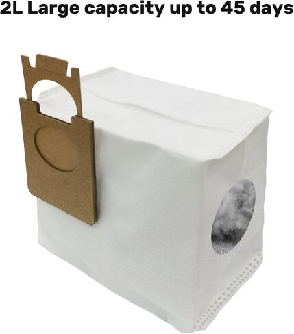 Replacement Dust Bags Compatible with Verefa V60 Pro, V60M Pro, Sysperl Climee Robot Vacuum, 2L (6Pack) in Saudi Arabia