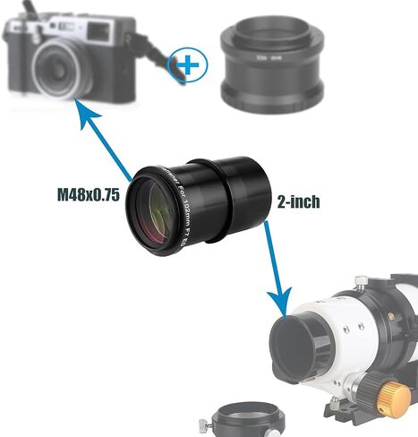 SV503 102mm F7 ED Telescope, 0.8X M54X1 Field Flattener&1.25" UHC Filter in Saudi Arabia