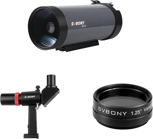 SVBONY MK105 Maksutov Cassegrain OTA, SV182 Finderscope with 1.25" Variable Polarizing Filter in Saudi Arabia