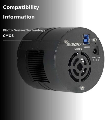 SVBONY SV605CC Cooled Astrophotography Camera, 9MP IMX533 USB3.0 CMOS Color Astronomy Camera with 2" UHC Filter in Saudi Arabia