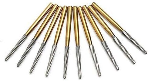 10Pcs/Set High Speed Burs Tungsten Steel Carbide Bur Polishing Drill Bit in Saudi Arabia