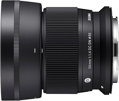 Sigma 56mm f/1.4 DC DN Contemporary Lens for RF Mount with Advanced Accessory and Travel Bundle (Sigma 4-Year USA Warranty) | Sigma 56mm f1.4 rf Mount in Saudi Arabia