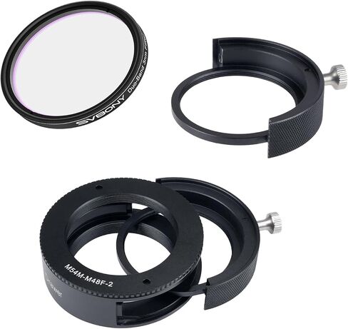 SV226 M54 Telescope Filter Drawer, with M54-M48 Adapter Bundle with SV220 Telescope Filter, H-Alpha OIII 3nm Dual-Band 2" Nebula Filter, Telescope Accessories for Deep Sky Astrophotography in Saudi Arabia