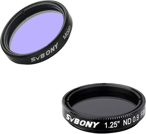 SVBONY SV139 1.25" 12.5 Percent Transmission ND8 Neutral Density Filter&1.25" Planetary Filter in Saudi Arabia