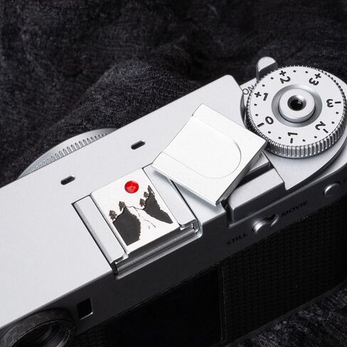 Camera Metal Hot Shoe Cover Protector Cap Compatible for Fujifilm XPro3 XPro2 XT4 XT3 XT2 XT30 XT20 XE5 XE3 XT200 X100V X-Half (Aluminum alloy-sunrise02) in Saudi Arabia
