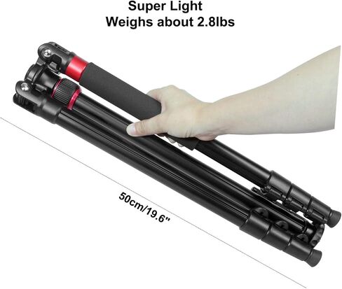 Travel Tripod, 70" Camera Tripod Monopod with Ball Head Lightweight Aluminum Portable for DSLR/SLR Cameras, Video Camcorders, Action Cameras, Phones, Telescopes...8.8lbs (TM70-LB36) in Saudi Arabia
