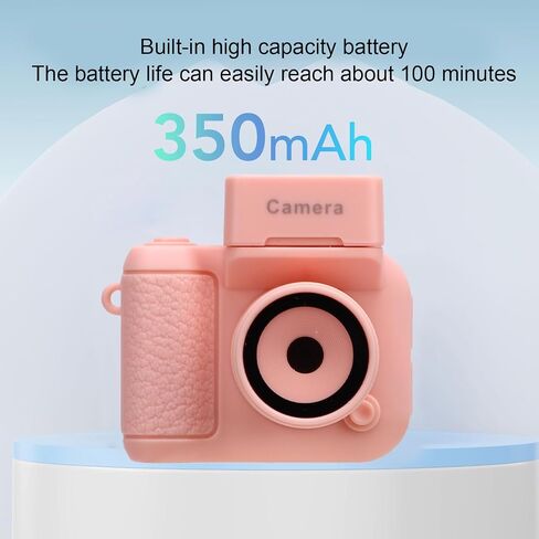كاميرا Fockety Mini Keychain، كاميرا رقمية صغيرة بدقة 1080 بكسل FHD مع بطاقة SD وفلاش سعة 32 جيجابايت، شاشة 1.44 بوصة، مسجل فيديو محمول لتسجيل دراسة السفر (وردي) in Kuwait