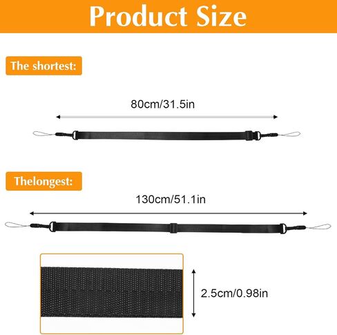 2 Pcs Adjustable Shoulder Strap Nylon Camera Strap Comfortable Neck Tablet Case Straps Quick Release Shoulder Straps for Cellphone Tablet Camera Laptop Binocular Luggage Bag in Saudi Arabia