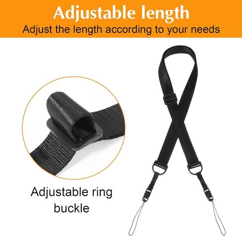 2 Pcs Adjustable Shoulder Strap Nylon Camera Strap Comfortable Neck Tablet Case Straps Quick Release Shoulder Straps for Cellphone Tablet Camera Laptop Binocular Luggage Bag in Saudi Arabia