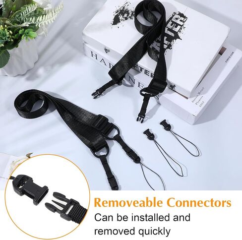2 Pcs Adjustable Shoulder Strap Nylon Camera Strap Comfortable Neck Tablet Case Straps Quick Release Shoulder Straps for Cellphone Tablet Camera Laptop Binocular Luggage Bag in Saudi Arabia