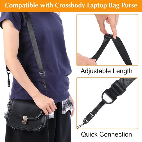 2 Pcs Adjustable Shoulder Strap Nylon Camera Strap Comfortable Neck Tablet Case Straps Quick Release Shoulder Straps for Cellphone Tablet Camera Laptop Binocular Luggage Bag in Saudi Arabia