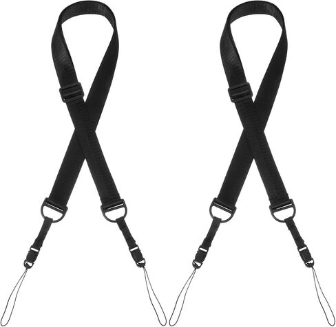 2 Pcs Adjustable Shoulder Strap Nylon Camera Strap Comfortable Neck Tablet Case Straps Quick Release Shoulder Straps for Cellphone Tablet Camera Laptop Binocular Luggage Bag in Saudi Arabia