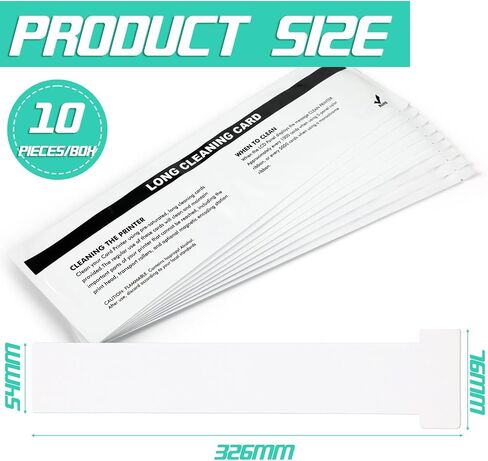Cleaning Card Kit, Set of 10 Cleaning Cards, Daily Maintenance with Clean Kit to Keep Printing Performance in Saudi Arabia