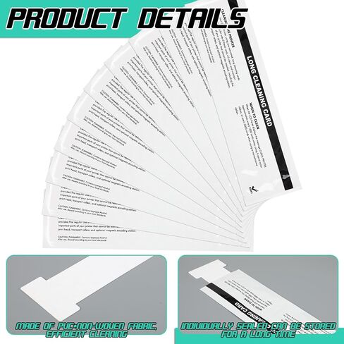 Cleaning Card Kit, Set of 10 Cleaning Cards, Daily Maintenance with Clean Kit to Keep Printing Performance in Saudi Arabia
