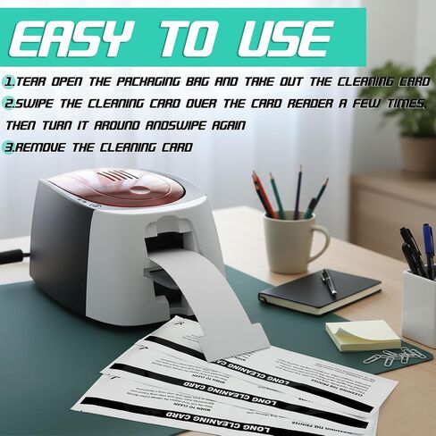 Cleaning Card Kit, Set of 10 Cleaning Cards, Daily Maintenance with Clean Kit to Keep Printing Performance in Saudi Arabia