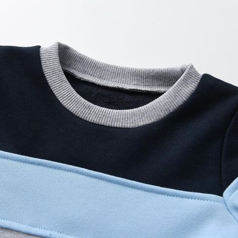 Children Kids Baby Boys Fashion Clothes Set Toddler Boy Thin Cotton Patchwork Sweatshirt and Casual Pants Outfit in Saudi Arabia