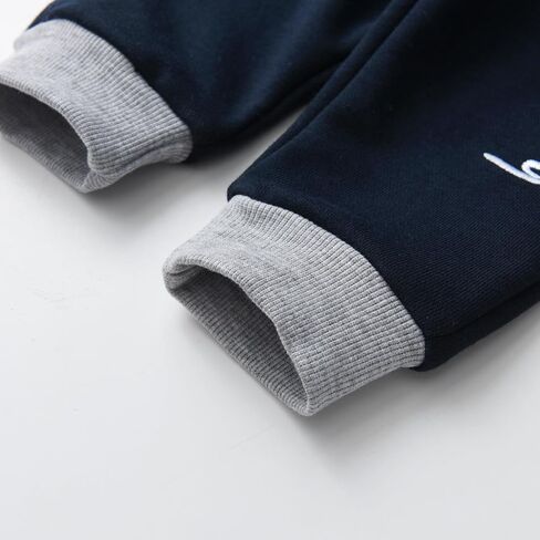 Children Kids Baby Boys Fashion Clothes Set Toddler Boy Thin Cotton Patchwork Sweatshirt and Casual Pants Outfit in Saudi Arabia