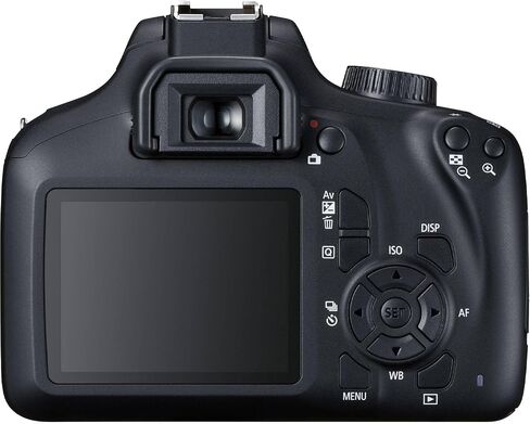 Canon EOS Rebel T100 / 4000D DSLR Camera with Canon EF-S 18-55mm F/3.5-5.6 DC III Zoom, EF 75-300mm f/4-5.6 III and 420-800mm f/8.3 HD Lens + 128 GB Memory + Filters + More (34pc Bundle) (Renewed) in Saudi Arabia